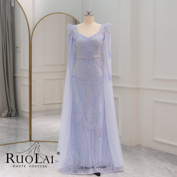 Charming V-neckline Mermaid Design Evening Dress for Women